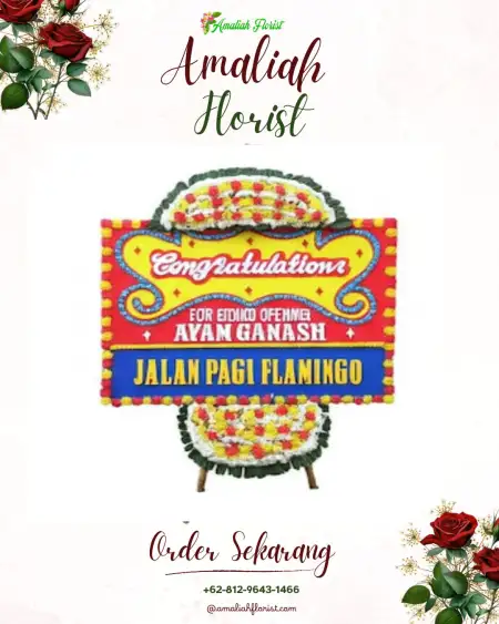 Sewa Papan Bunga Gondel
